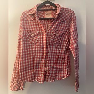 Heritage 1981 plaid button up shirt Sz L
